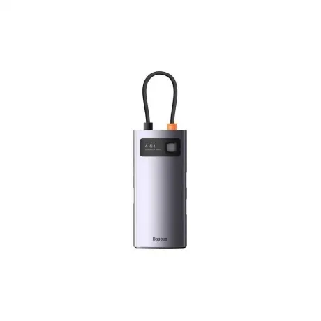 USB-концентратор Baseus Metal Gleam Series 4-in-1 (Type-C to USB3.0*3+RJ45*1) (WKWG070113) в Санкт-Петербурге