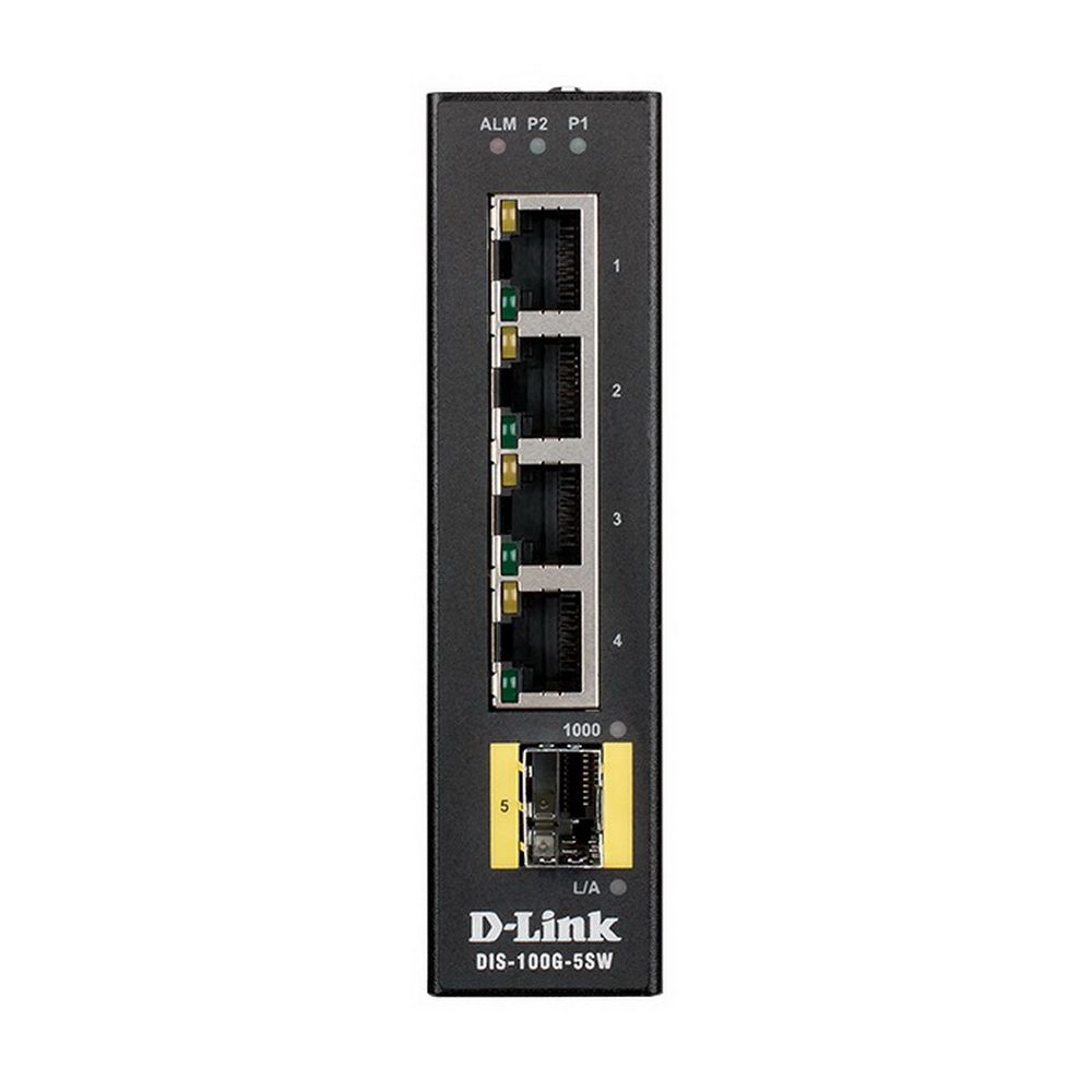 Коммутатор D-Link DIS-100G-5SW DIS-100G-5SW/A1A 4G 1SFP неуправляемый