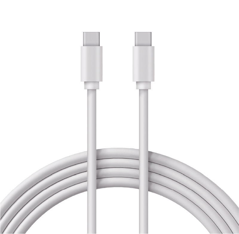 Кабель Type-C - Type-C PD 60W/1m/PVC/white/ REXANT