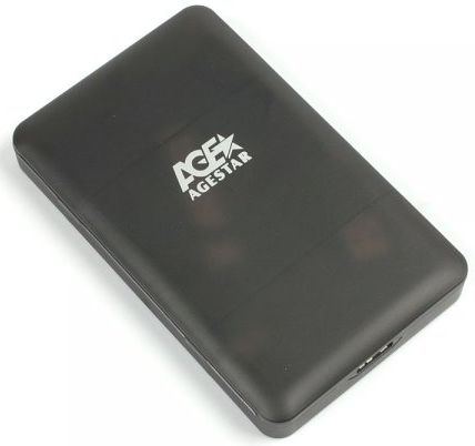 Внешний корпус для HDD/SSD AgeStar 31UBCP3 SATA пластик черный 2.5"