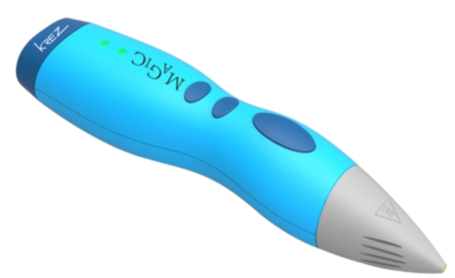 3D ручка KREZ Magic P3D07 голубой