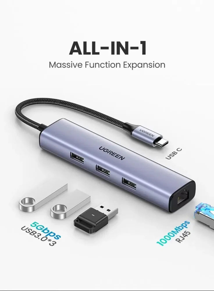 Хаб-адаптер UGREEN CM475-60600 (60600) в Санкт-Петербурге