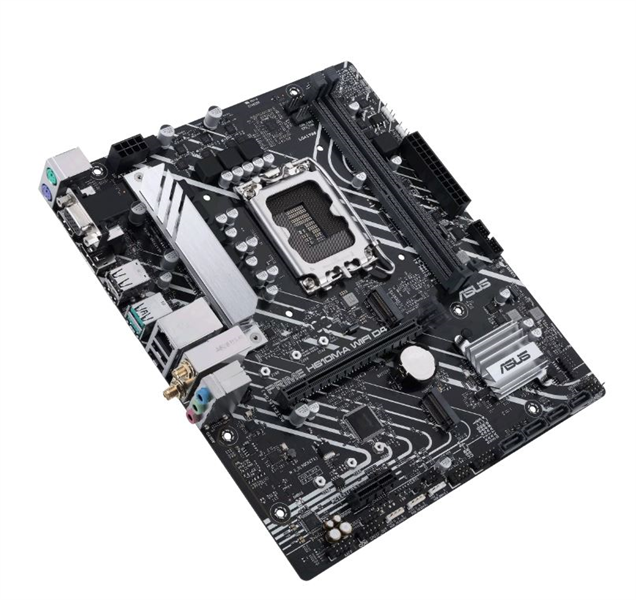 Материнская плата ASUS PRIME H610M-A WIFI D4, LGA1700, B610, 2*DDR4, D-sub+DP+HDMI, SATA 6.0, M.2, USB 3.2*2, USB 2.0*2, mATX; 90MB1C80-M0EAY0 (PRIME H610M-A WIFI D4)