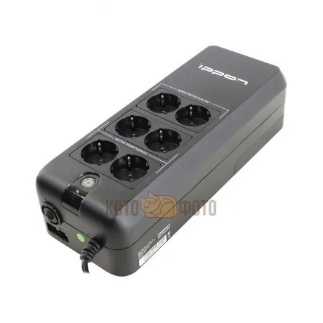 ИБП Ippon Back Verso 600 300Вт 600ВА черный в Санкт-Петербурге