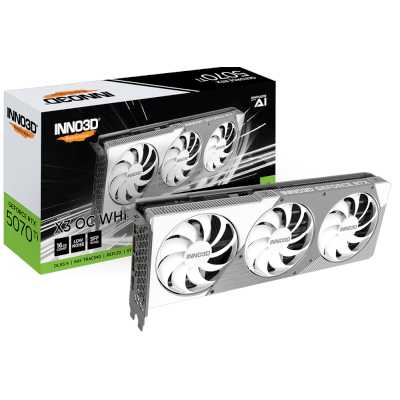Видеокарта Inno3D nVidia GeForce RTX 5070 Ti X3 OC 16Gb N507T3-16D7X-176068W