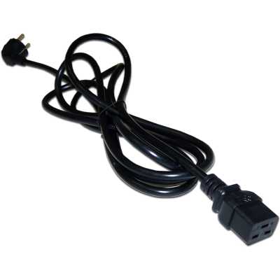 Кабель питания Lanmaster LAN-PP19/SHA-1.0-BK