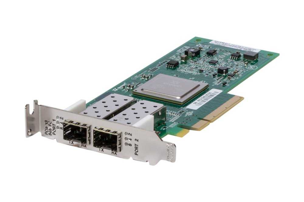 Адаптер Qlogic HP 82Q 8Gb 2-port PCIe FC Host Bus Adapter [QLE2562-CK]