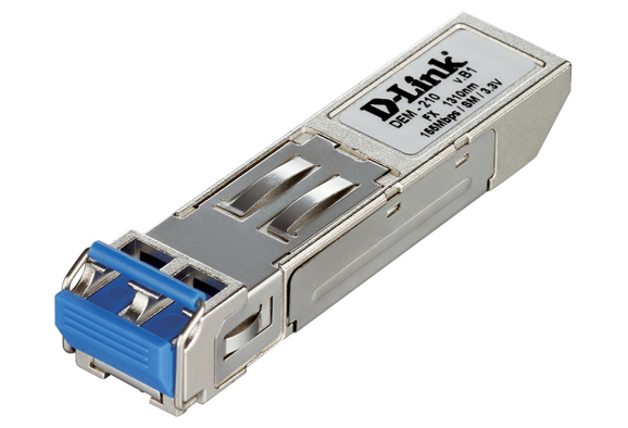 Трансивер D-Link DEM-210, 100BASE-FX Single-Mode 15KM SFP Transceiver (10 pcs bundle) (DEM-210/10/B1A)