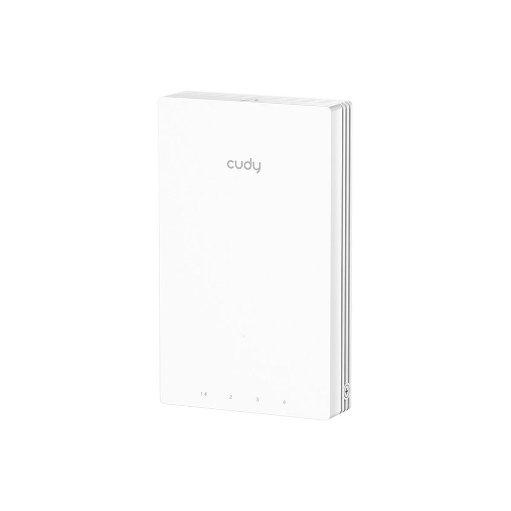 Точка доступа Wi-Fi CUDY AC1200 Gigabit Wall-Plate Access Point AC1200 Dual Band Gigabit Wall Plate Access Point, MT7621DAN+MT7613B+MT7603E, 867Mbps at 5GHz + 300Mbps at 2.4GHz, 1 x Gigabit PoE-IN Port, 802.3af / at, 4 x Gigabit RJ45 ports, LAN1 suppo