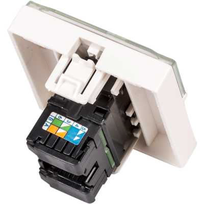 Вставка Lanmaster LAN-SIP-23U6-WH