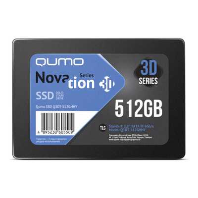 SSD диск Qumo Novation 3D 512Gb Q3DT-512GHHY