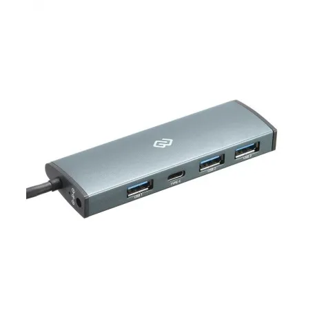Хаб-разветвитель USB-C Digma HUB-3U3.0С-UC-G 4порт. серый в Санкт-Петербурге