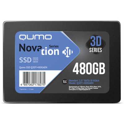 SSD диск Qumo Novation 3D 480Gb Q3DT-480GAEN