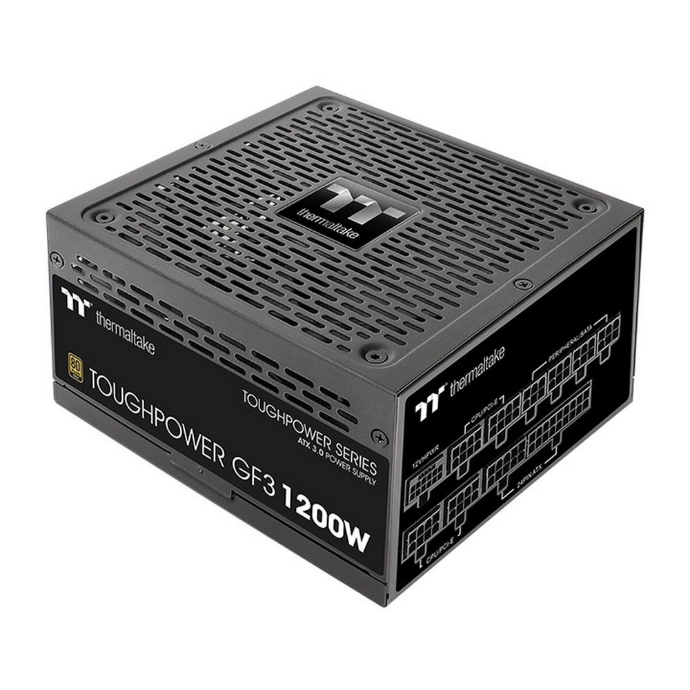 Блок питания Thermaltake ATX 1200W Toughpower GF3 80+ gold (24+4+4pin) APFC 140mm fan color LED 12xSATA Cab Manag RTL