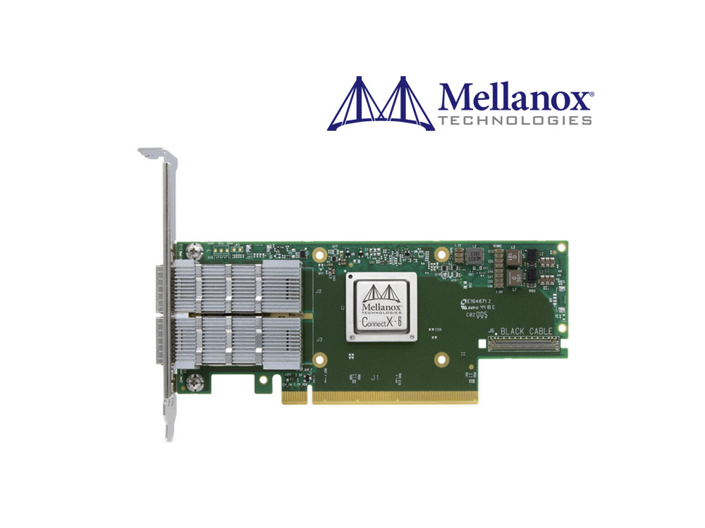Сетевая карта Mellanox MCX4121A-ACAT ConnectX-4 Lx EN 25GbE, 2 порта SFP28, PCIe 3.0 x8, 2GB кэш