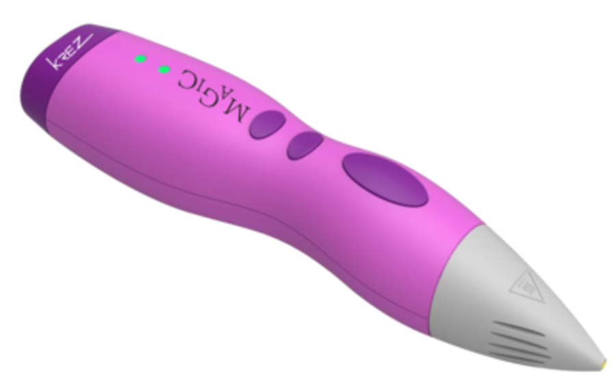 3D ручка KREZ Magic P3D10 фиолетовый