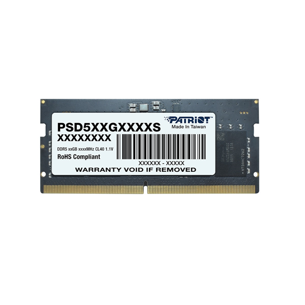 Оперативная память Patriot SL DDR5 16GB 5200MHz SO-DIMM SINGLE 1*16GB CL42 42-42-42-84 1.1V