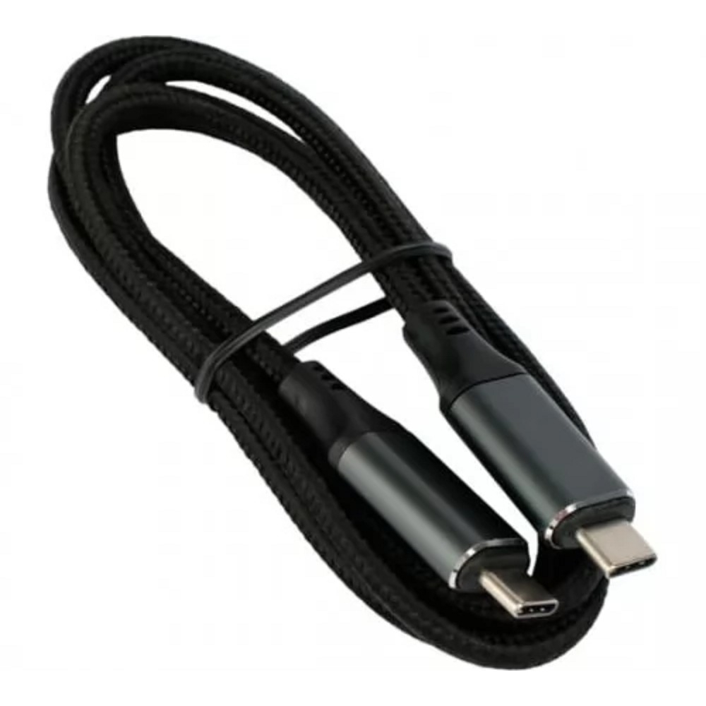 Cablexpert Кабель USB4.0 Type-C/Type-C, 5А, 240Вт, PD3.1/QC4.0, 40Gbps, медь, Pro, 1м, черный, пакет (CC-USB4-CMCM-BR-1M)