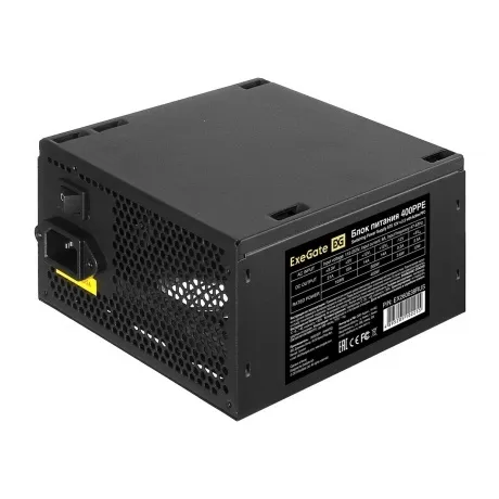 Блок питания ExeGate 400W 400PPE ATX black (EX260638RUS) в Санкт-Петербурге
