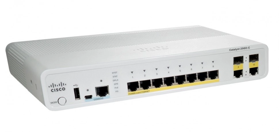 Коммутатор Cisco WS-C2960CG-8TC-L