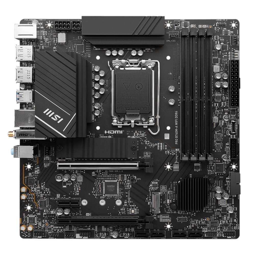 Материнская плата MSI PRO B760M-A WIFI DDR4