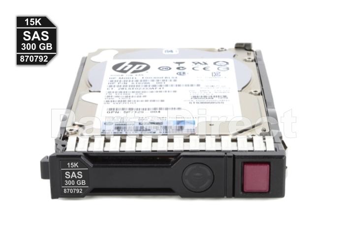 870792-001 Жесткий диск HPE SAS 300GB 15K 2.5
