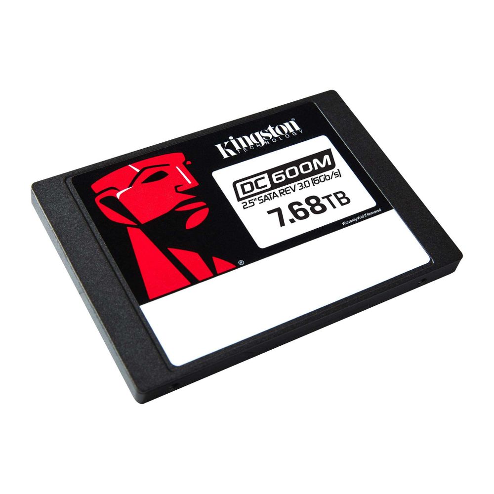 Твердотельный накопитель Kingston Enterprise SSD 7,68TB DC600M 2.5" SATA 3 R560/W530MB/s 3D TLC MTBF 2M 94 000/34 000 IOPS 14016TBW (Mixed-Use) 3 years (SEDC600M/7680G)