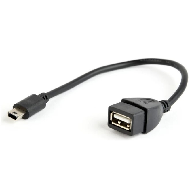 Exegate EX294759RUS Кабель OTG USB 2.0 ExeGate EX-OTG-USB2-AFminiBM5P-0.15 (AF/miniBm 5P, 0,15м)
