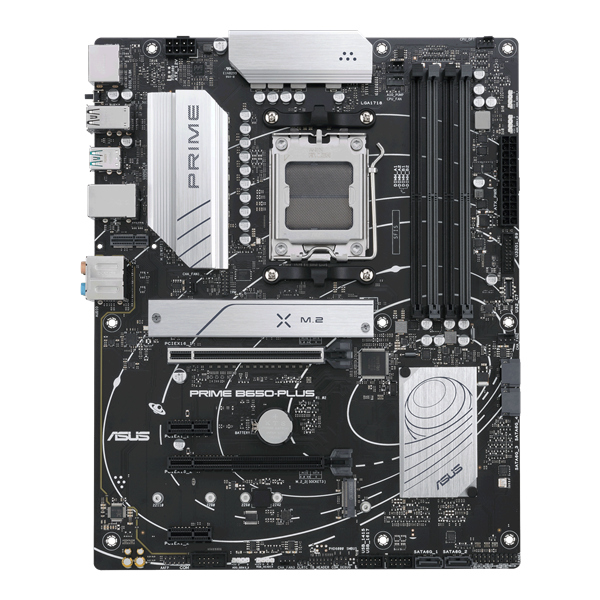 Материнская плата ASUS PRIME B650-PLUS, Socket AM5, B650, 4*DDR5, HDMI+DP, 4xSATA3 + RAID, M2, Audio, Gb LAN, USB 3.2, USB 2.0,ATX; 90MB1BS0-M0EAY0 (PRIME B650-PLUS)