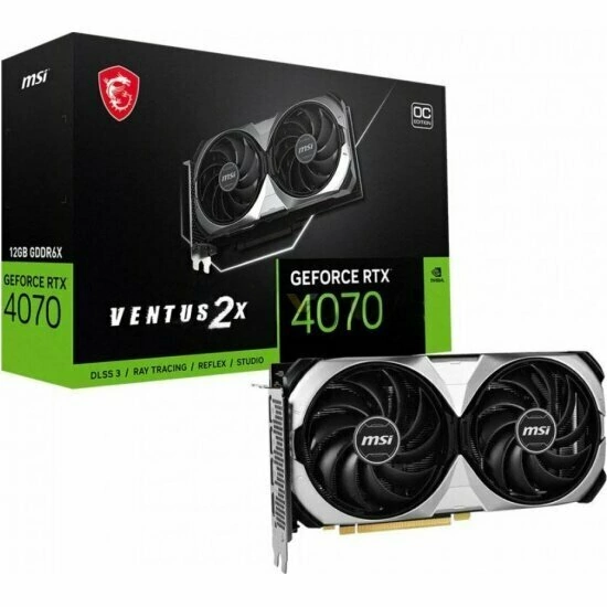 Видеокарта MSI NVIDIA GeForce RTX 4070 Ti MSI 12Gb (RTX 4070 Ti VENTUS 2X 12G OC)