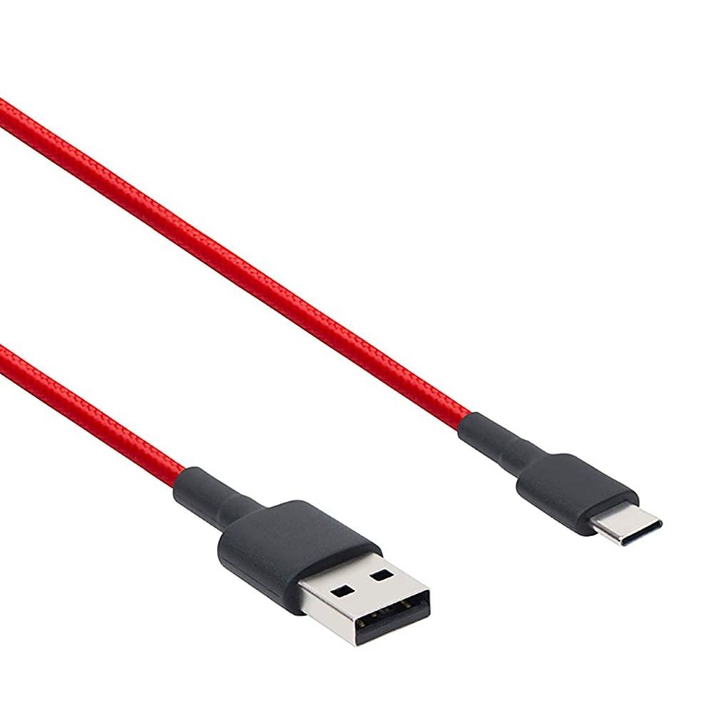 Кабель Xiaomi Mi Braided SJV4110GL USB A(m) USB Type-C (m) 1м красный