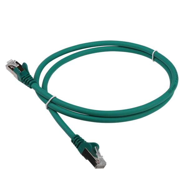 Патч-корд LANMASTER LSZH FTP кат.6, 1.0 м, зеленый (LAN-PC45/S6-1.0-GN)