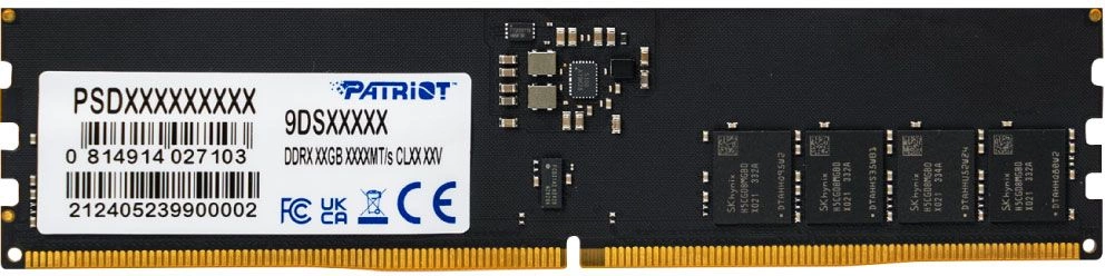 Оперативная память PATRIOT DDR 5 CUDIMM 32Gb 6400Mhz, Signature Line (PSD532G6402C) (retail)