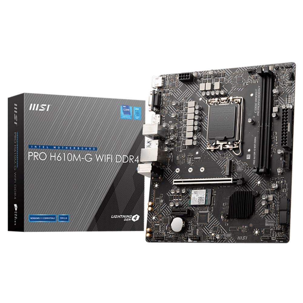 Материнская плата MSI [PRO H610M-G WIFI DDR4]