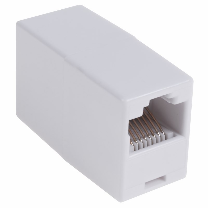 PROconnect (03-0101-4) Адаптер проходной UTP RJ-45, CAT 5e (Упаковка 50 шт)