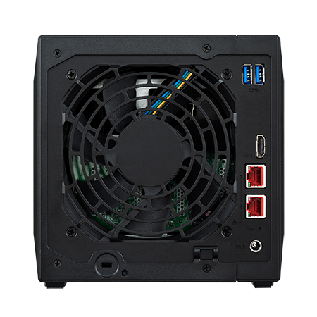 Cетевое хранилище ASUSTOR AS5404T 2-Bay NAS/Media player/Intel Celeron N5105 2.0GHz up to 2.9GHz, 4GB SO-DIMM DDR4, noHDD(HDD,SSD),/2x 2,5Gb (LAN)/3xUSB3.2,HDMI; 90IX01R1-BW3S40 (AS5404T)