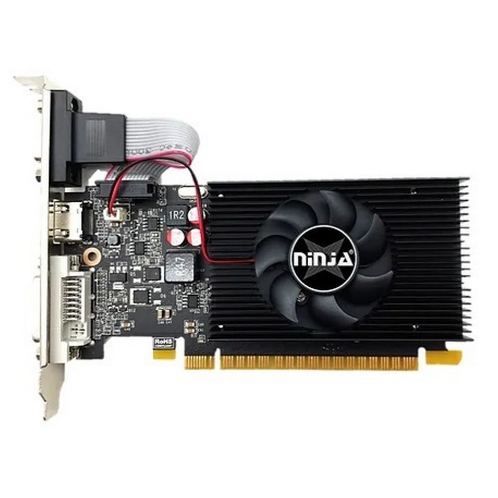 Видеокарта Ninja (Sinotex) GT710 4G DDR3 64BIT DVI HDMI VGA 1FAN RTL