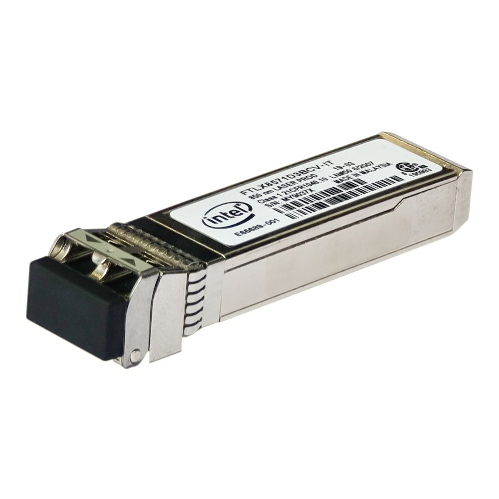 Оптический модуль Intel Ethernet SFP+ SR Optics (SFP+ transceiver module for short range fiber cables (up to 300m)) (E10GSFPSR)