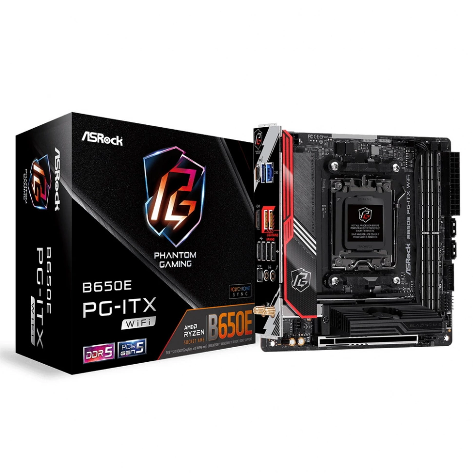 Материнская плата Asrock B650E PG-ITX WiFi