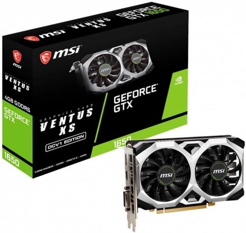 Видеокарта MSI GTX 1650 D6 VENTUS XS V1