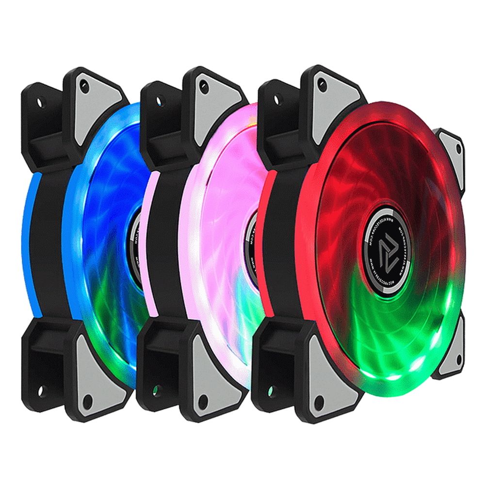 CRLS-300DS 3pcs argb fan kit with controller,2pcs LED strips,size:120*120*25mm,Voltage:12V,Current:0.2A-0.41A,Speed:700-1800RPM±10%,Airflow: 30.4-55.3CFM,Airpressure:1.02-1.52mmh20,Noise:12.2-18.5dBa,Bearing :Hydraulic (871608) {30}