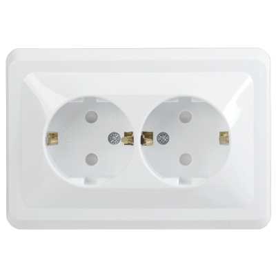 Розетка силовая IEK Вега ERV24-K01-16-DM