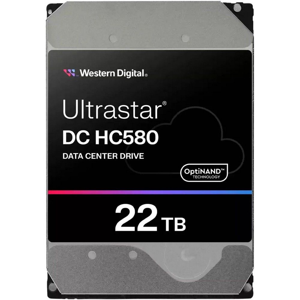 Жесткий диск серверный Western Digital 3.5" 22TB Ultrastar DC HC580 WUH722222ALE604 SATA