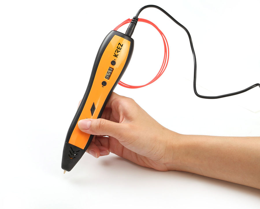 3D-ручка KREZ P3D04 оранжевая