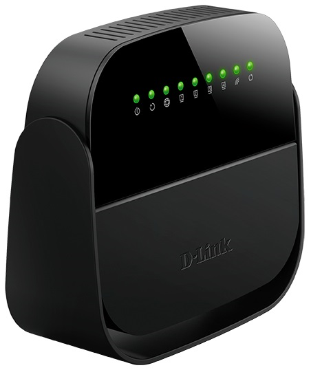 Маршрутизатор D-Link Беспроводной маршрутизатор N150 ADSL2+, 2,4 ГГц, 4x100Base-TX LAN, 1xDSL, Annex A, 1 внутренняя антенна 3 дБи, поддержка Ethernet WAN (DSL-2640U/R1A)