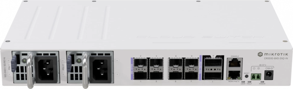 Коммутатор MikroTik CRS510-8XS-2XQ-IN
