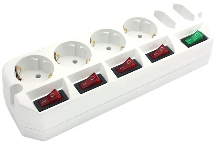 Сетевой фильтр Most A10 5м (6 розеток) белый в Санкт-Петербурге