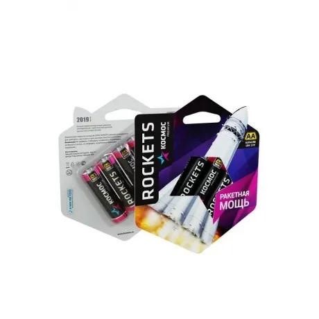 Элементы питания KOSMOS premium ROCKETS LR6 4*BL в Санкт-Петербурге