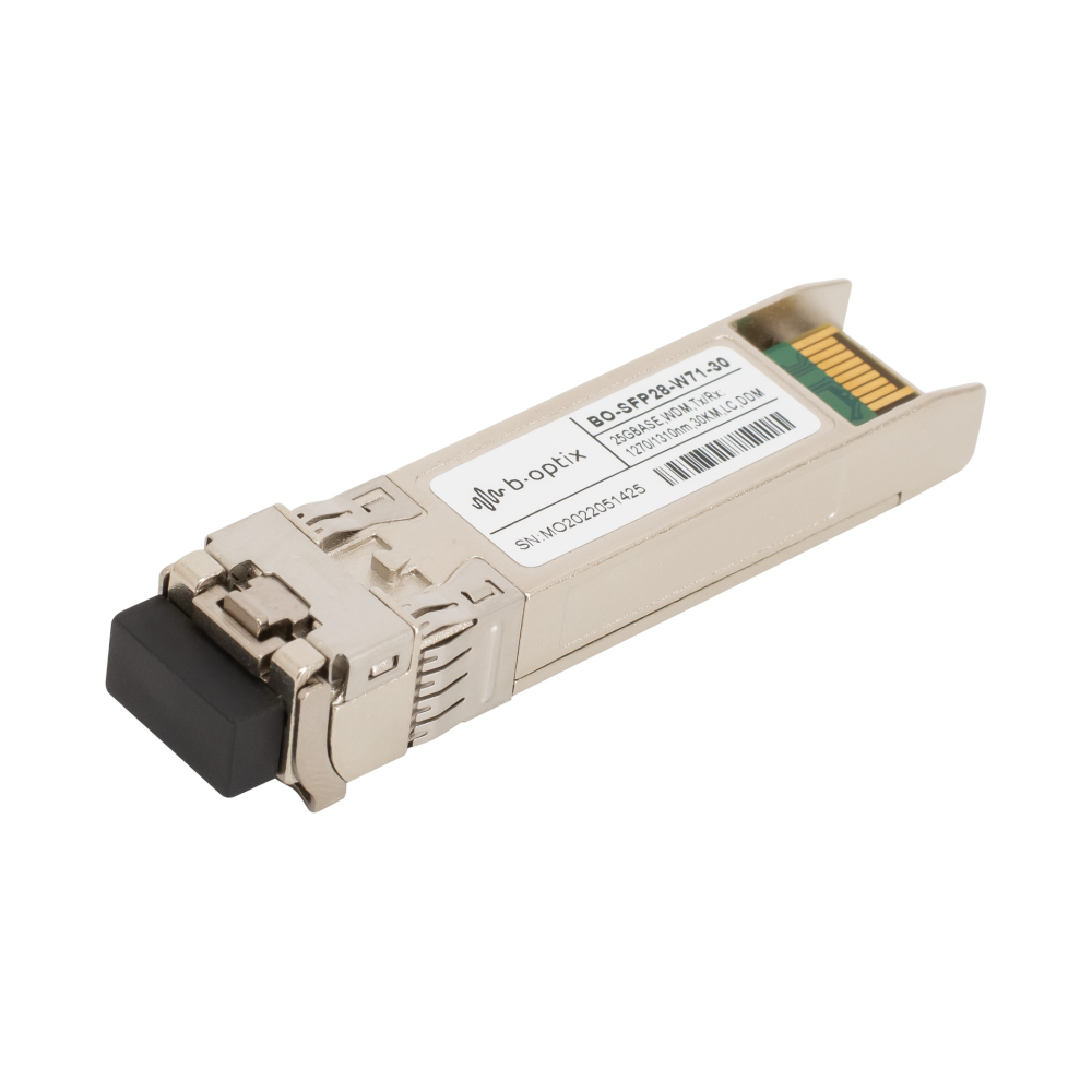 Модуль SFP28 WDM, 25GBASE, разъем LC, дальность до 30км, 1270нм
