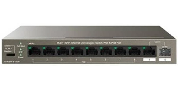 Коммутатор IP-Com G1110PF-8-102W